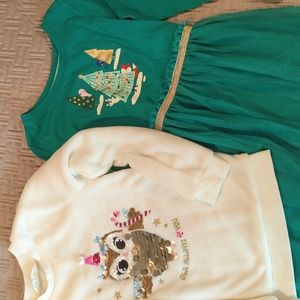 Christmas dress and winter fleece
